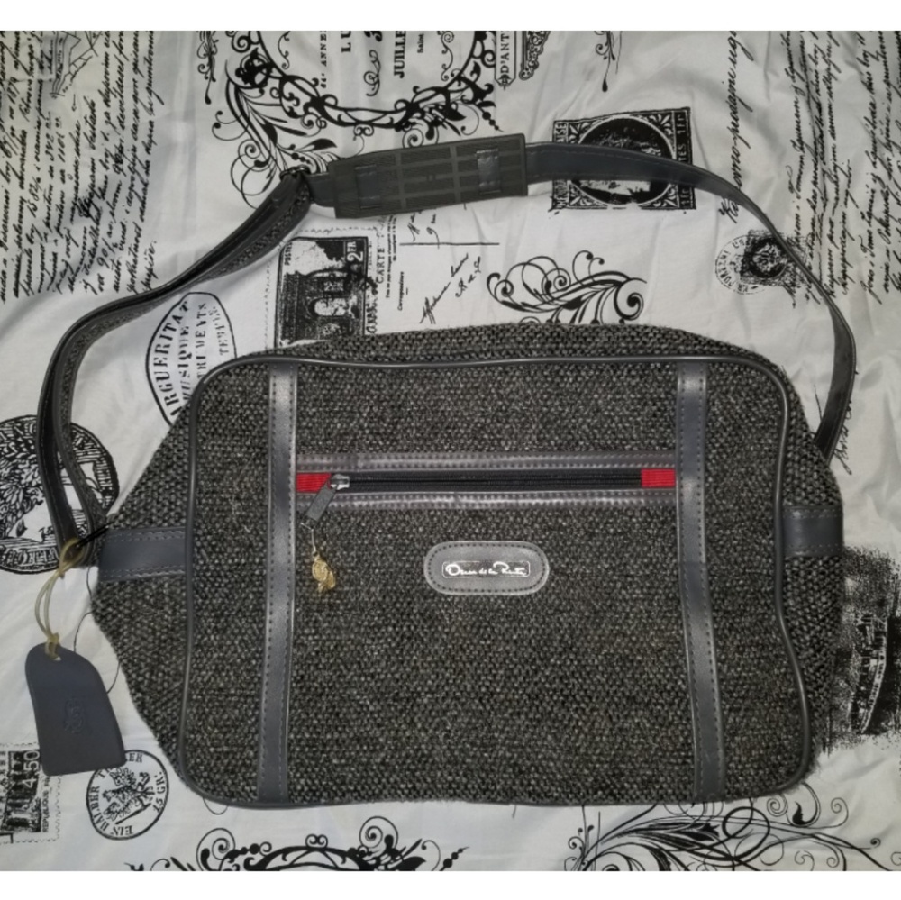 Oscar de la Renta | Vintage Tweed Travel Bag
